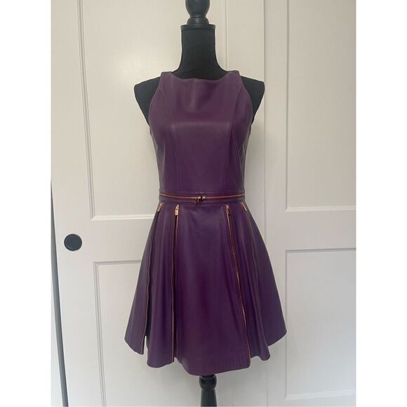 Thomas Wylde Lamb Leather Dress Size M - Picture 1 of 11